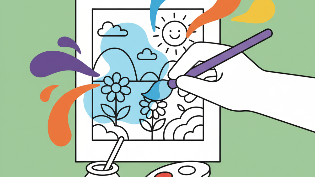 Como colorir desenhos com aquarela sem manchar o papel de impressão
