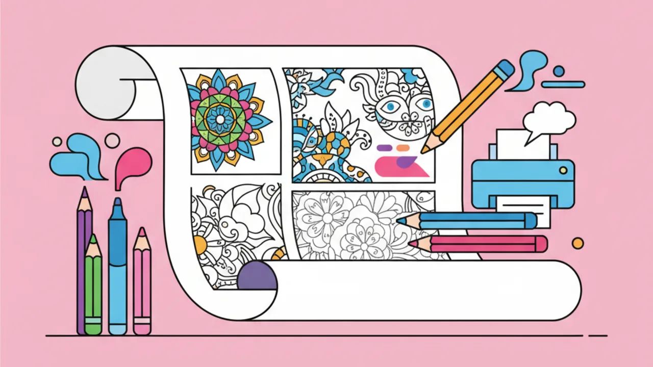 Como escolher o melhor papel para imprimir páginas de colorir detalhadas