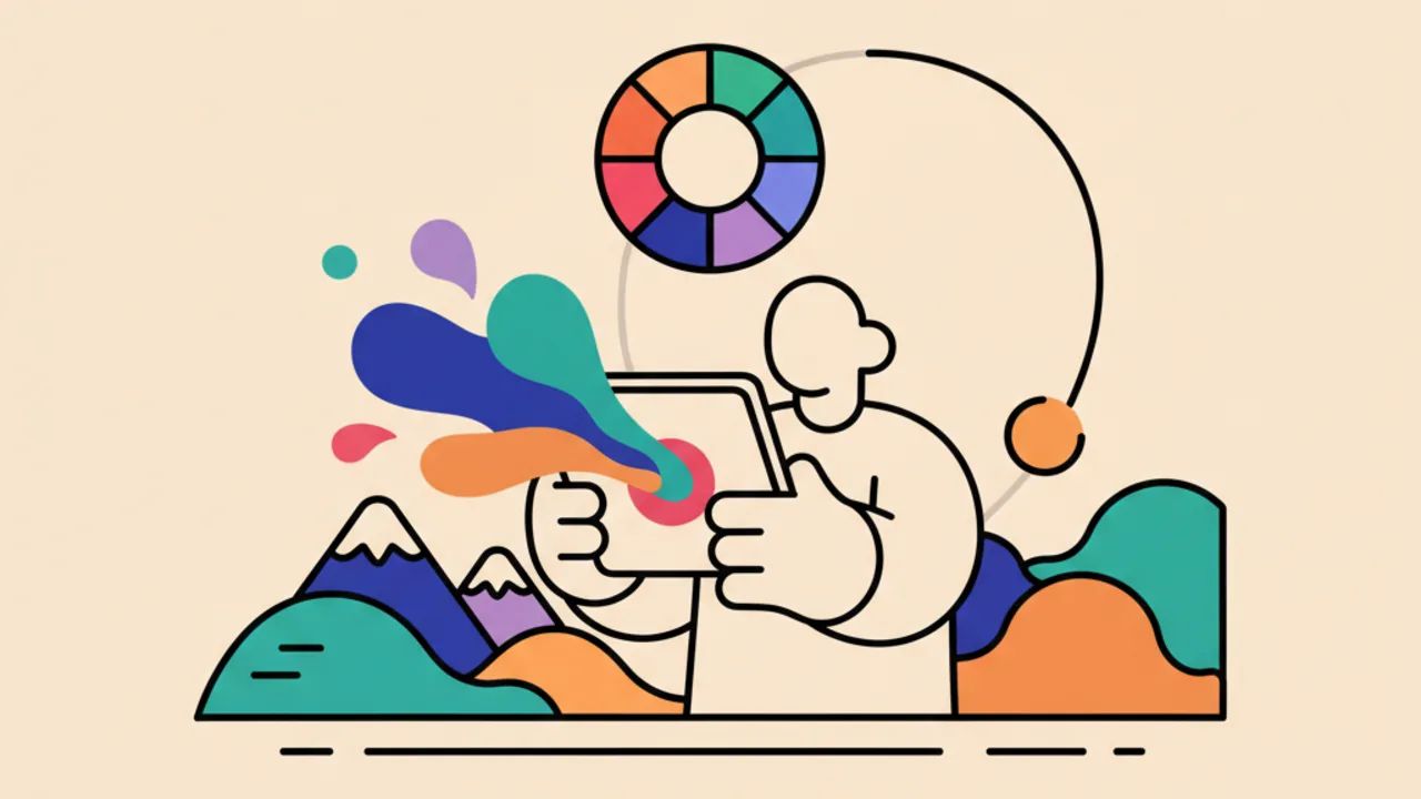 Como usar a teoria das cores para pintar desenhos de paisagens