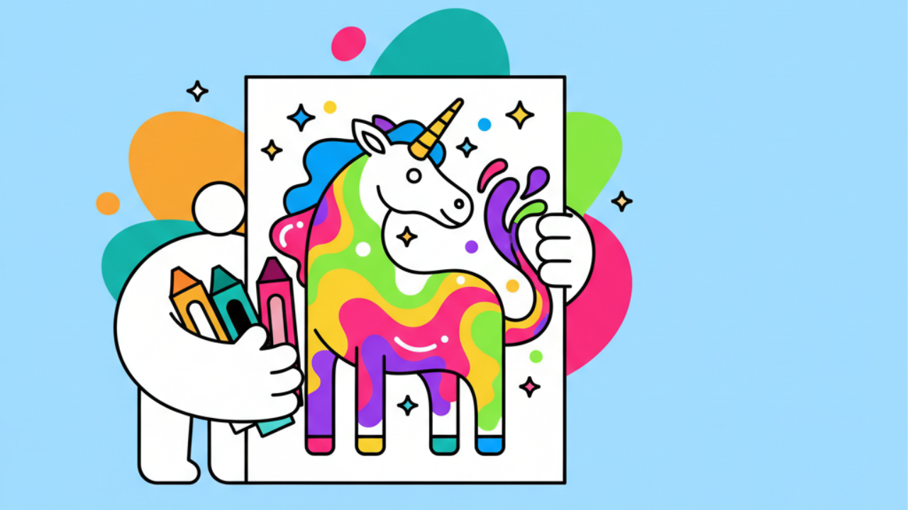 Como usar a sua criatividade para colorir desenhos incríveis