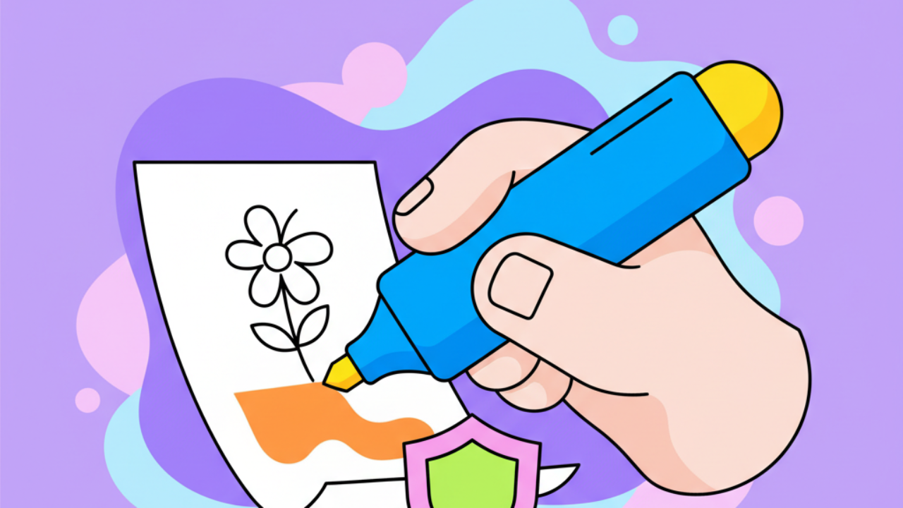 Como Usar Canetinha em Desenhos para Colorir Sem Rasgar o Papel