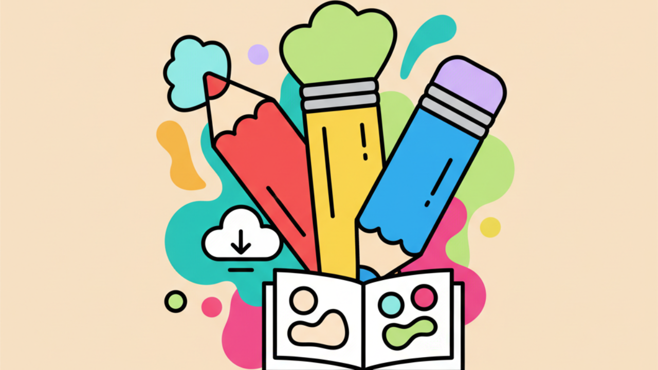 Quais os melhores lápis de cor para atividades de pintura infantil