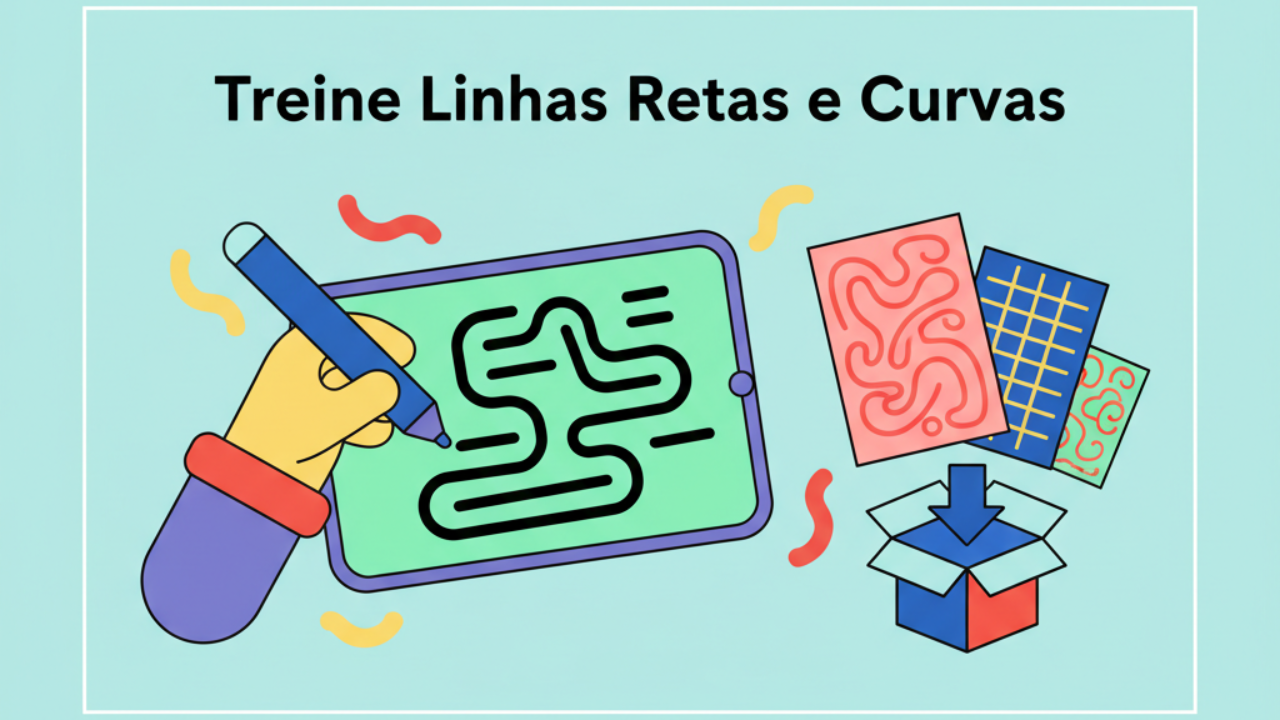 Treine Linhas Retas e Curvas