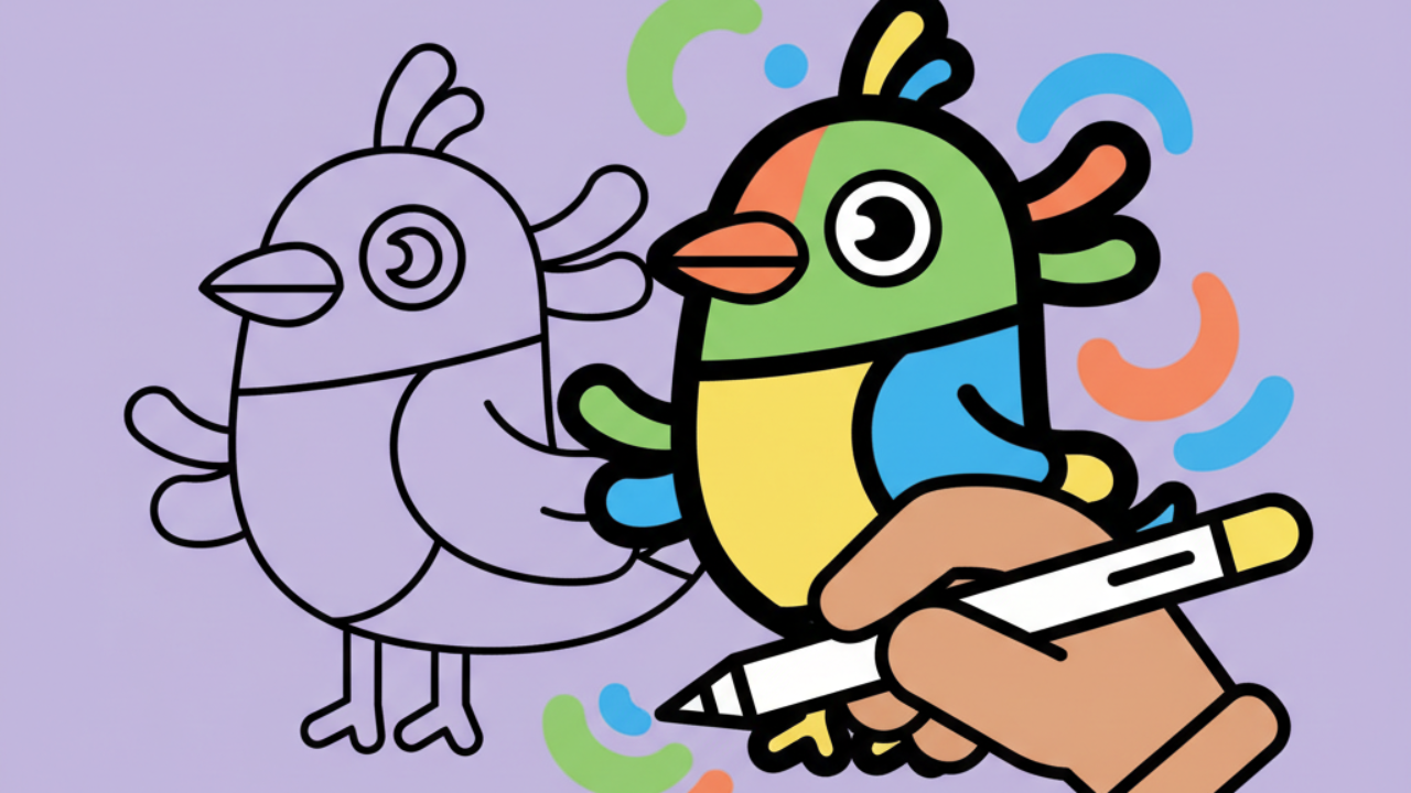 Como Colorir Line Art com Diferentes Espessuras de Linha