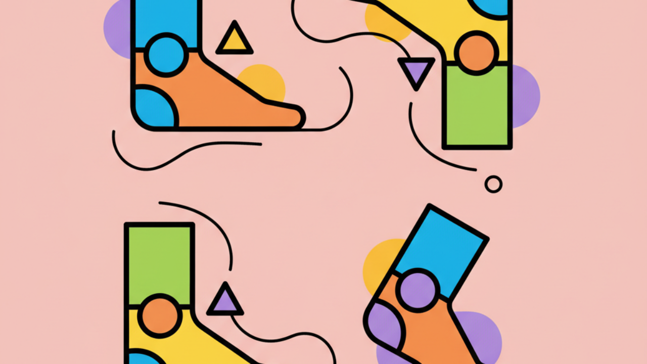 Como Desenhar Pés com Formas Simples para Colorir