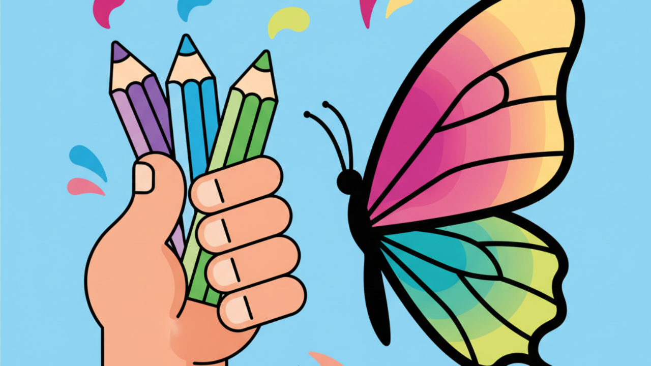 Como Criar Degradê em Páginas de Colorir com Lápis de Cor