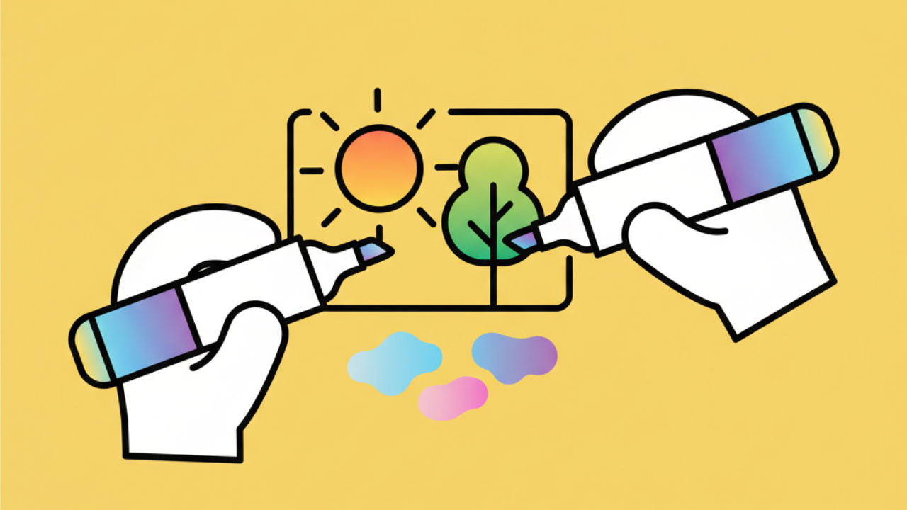 Degradê com canetinha em desenhos educativos para colorir
