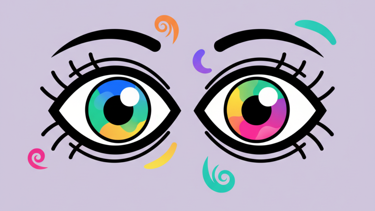 Guia de Colorir: Dê Vida a Olhos Grandes e Brilhantes