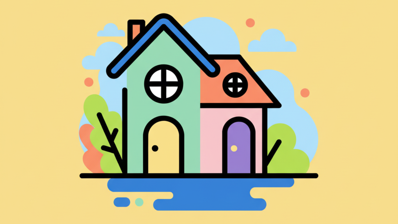 Como desenhar uma casa dos sonhos para colorir