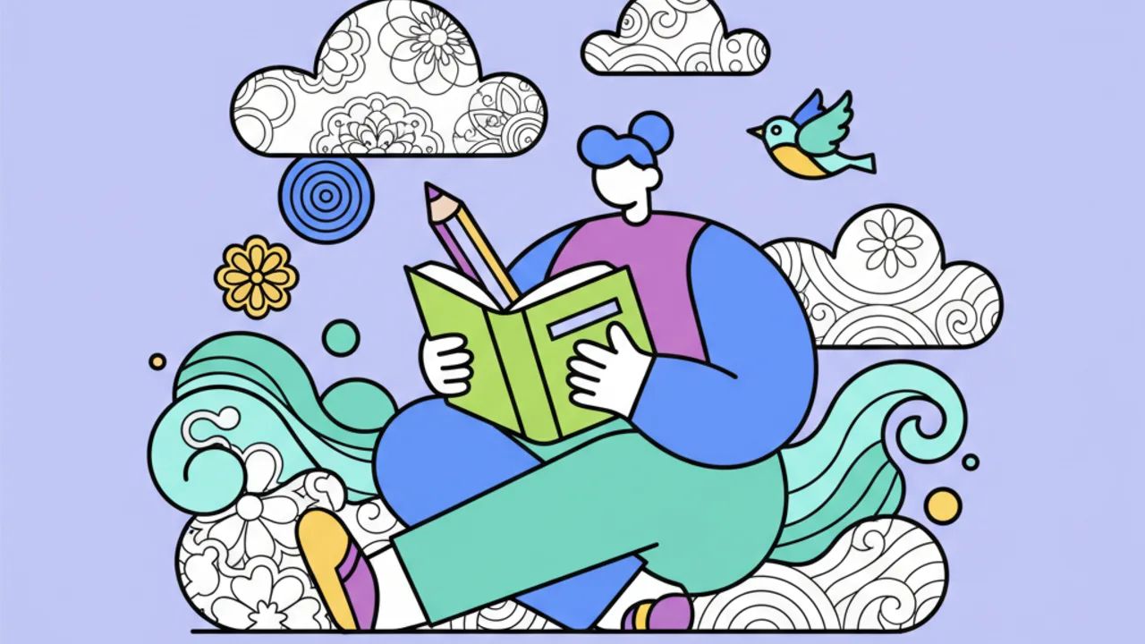 Atividades de Colorir Grátis para Pessoas Ansiosas