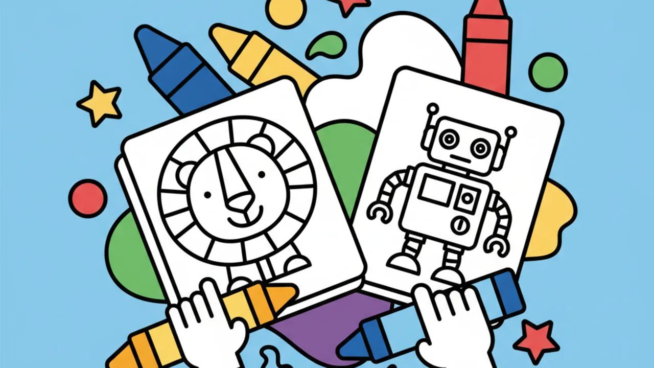 Desenhos para Colorir Adaptados para Crianças PCD