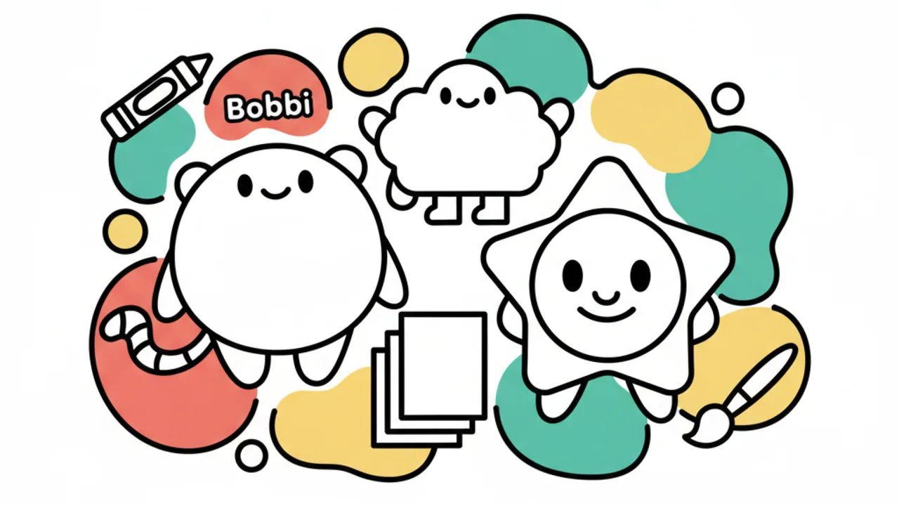 Bobbi e Amigos: Desenhos para Colorir e Estimular a Criatividade