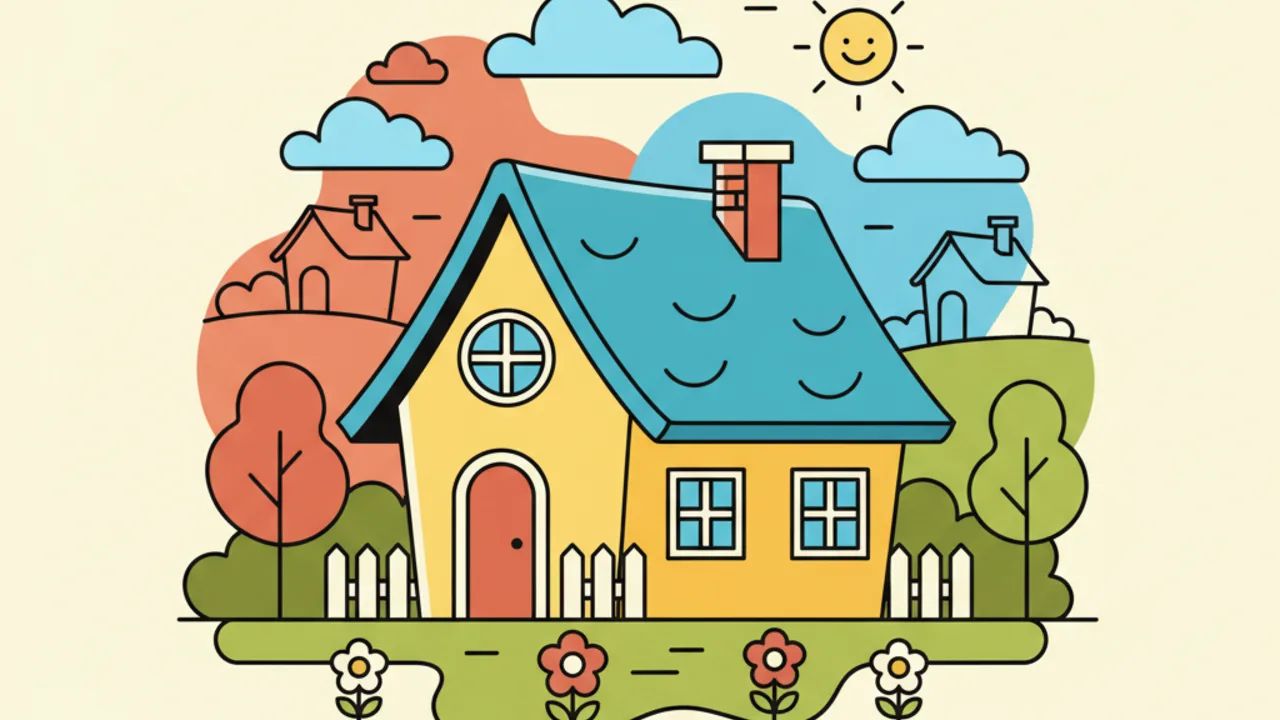Casinha de Campo: Desenhos para Colorir