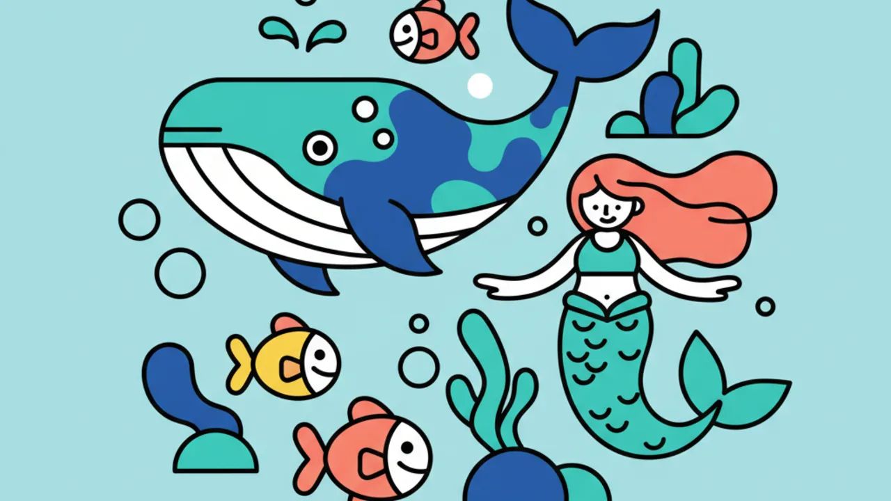 Desenhos de fundo do mar para colorir