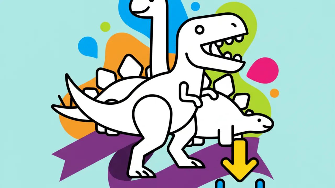 Desenhos de dinossauros realistas para colorir em alta resolução