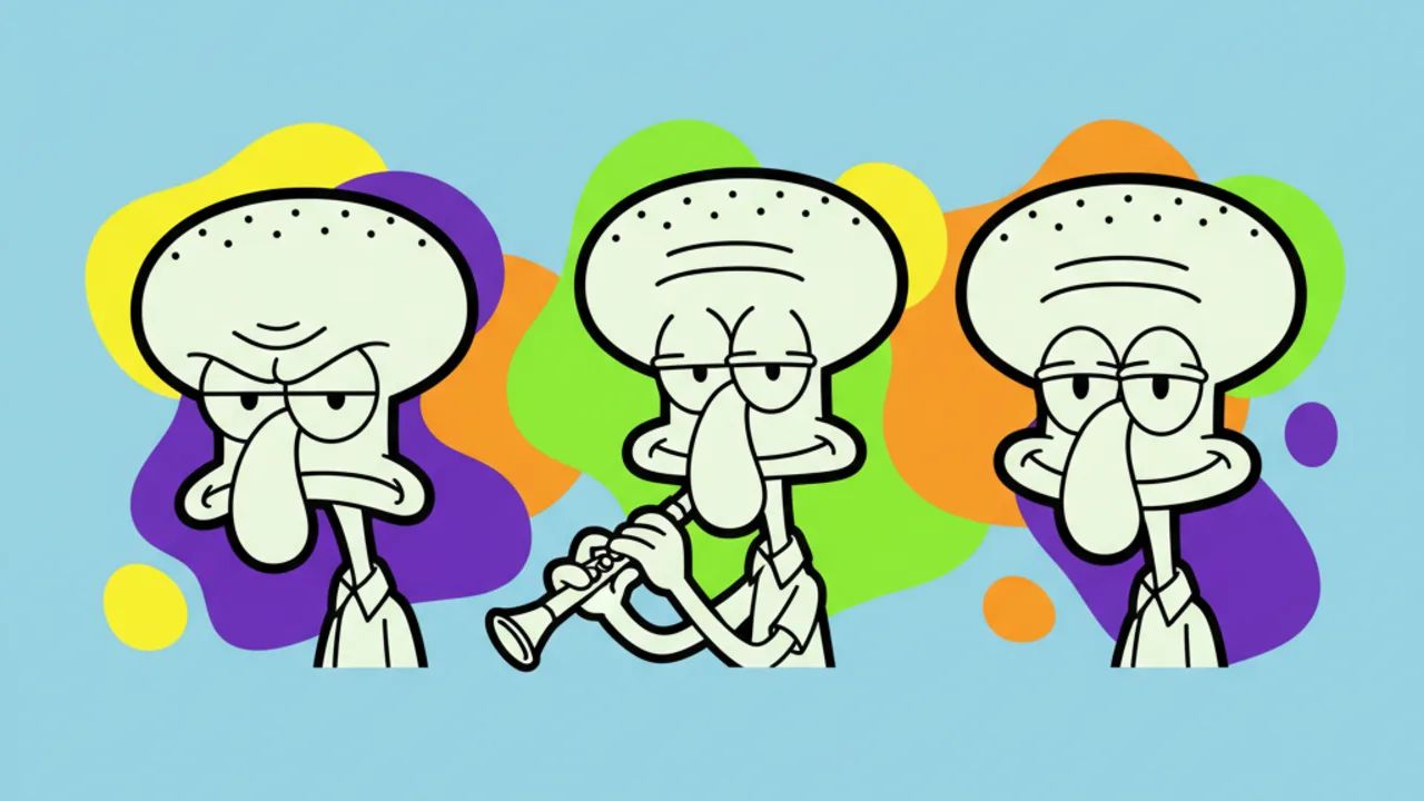 Desenhos do Lula Molusco para Colorir