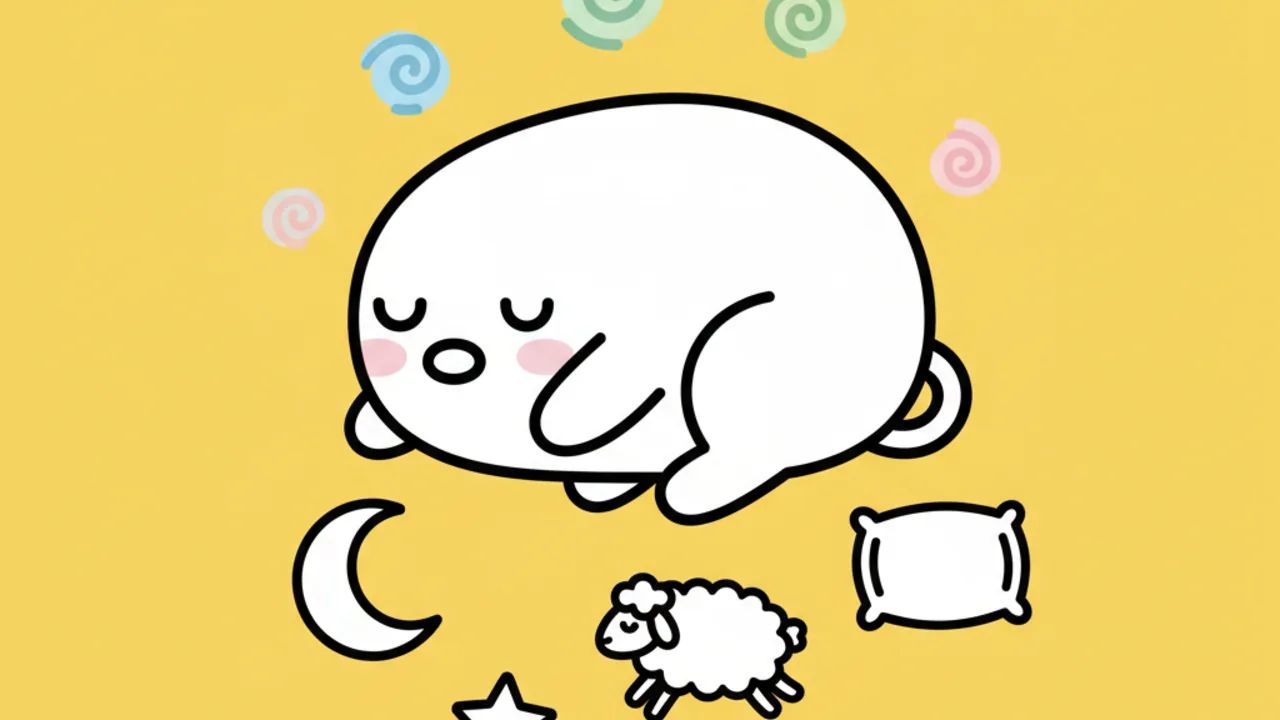 Bobbie dormindo desenhos fofos para colorir em setembro