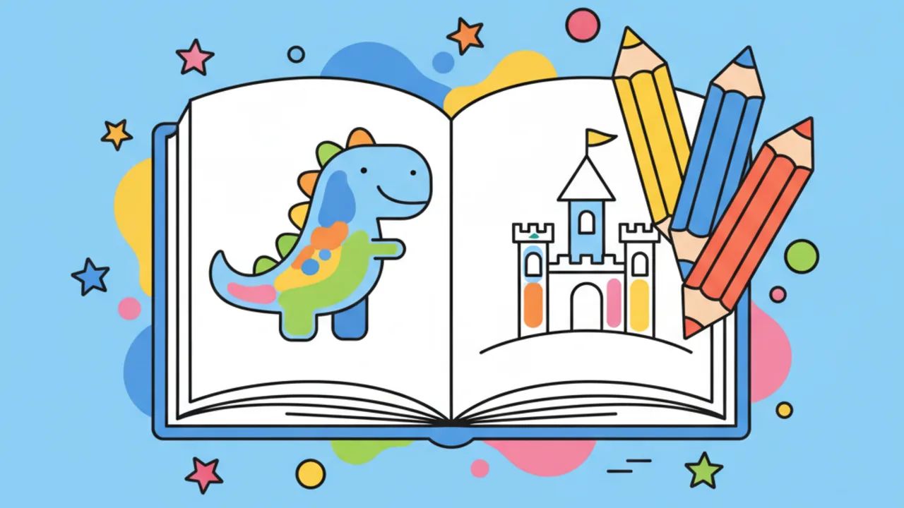 Melhores desenhos para colorir para crianças de 5 anos