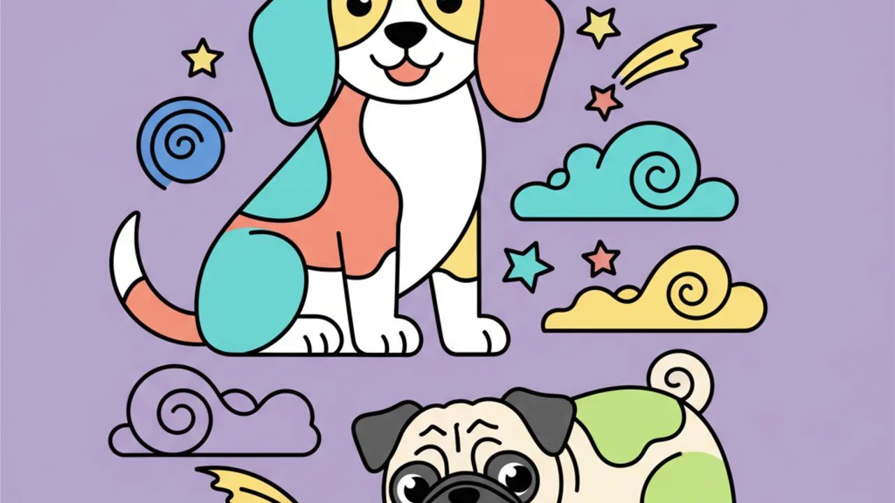 Cachorros Fofos para Colorir: 50 Desenhos
