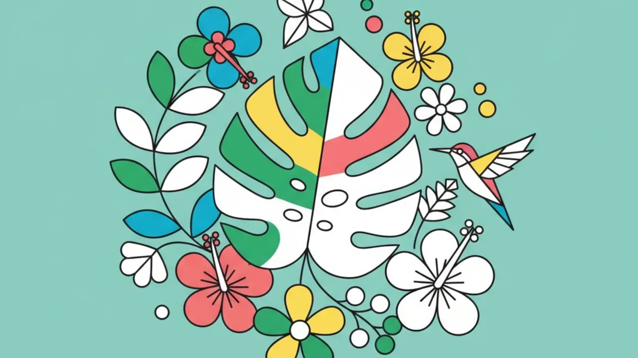 Desenhos de natureza exuberante para colorir e relaxar no mês de setembro