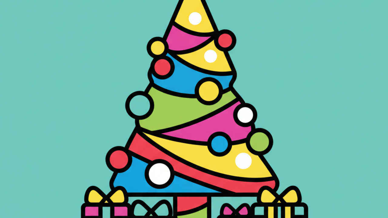 Árvore de Natal para Colorir: 50 Modelos Grátis
