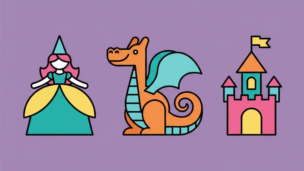 Desenhos de personagens de contos de fadas para pintar