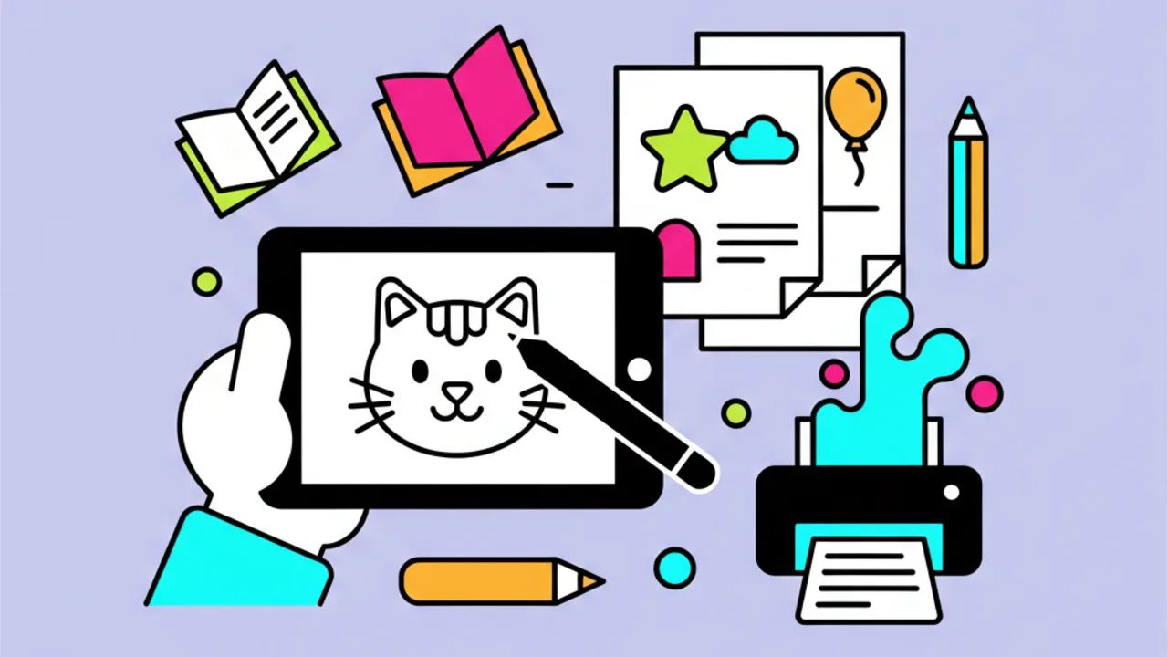 Dicas de impressão para fazer seu próprio livro de colorir digital