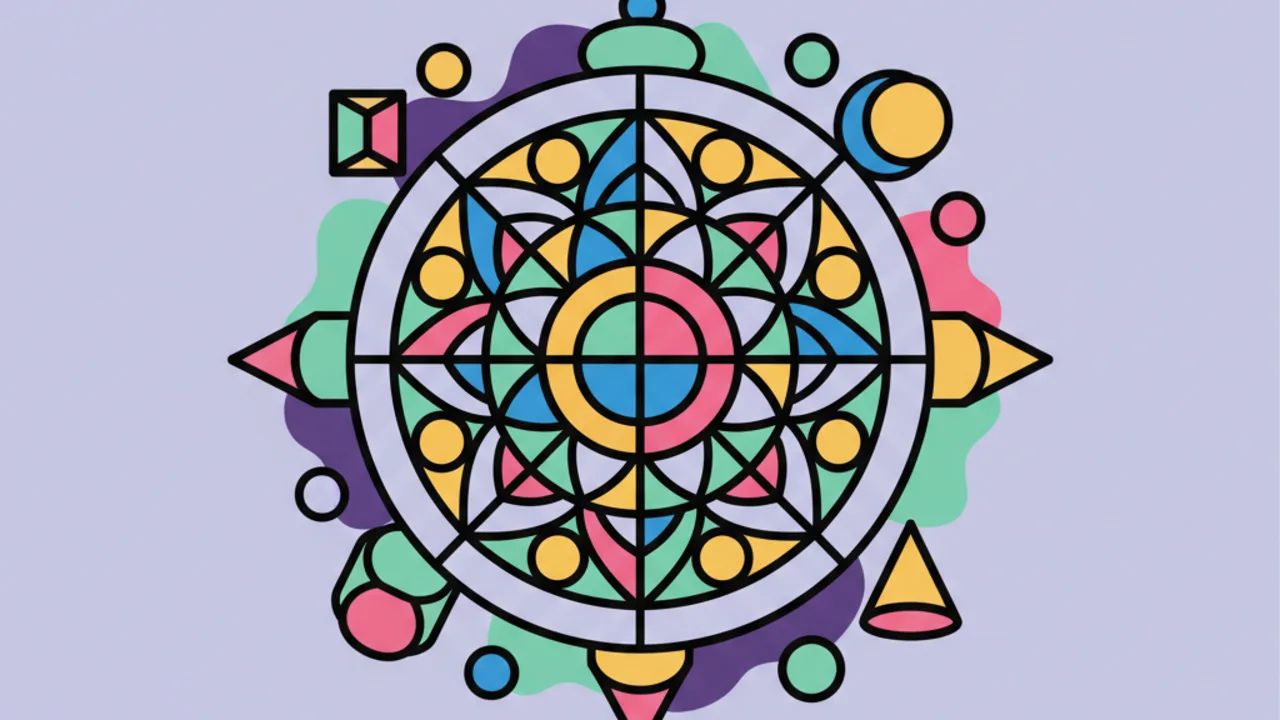 Desenhos Geométricos para Colorir e Focar a Mente