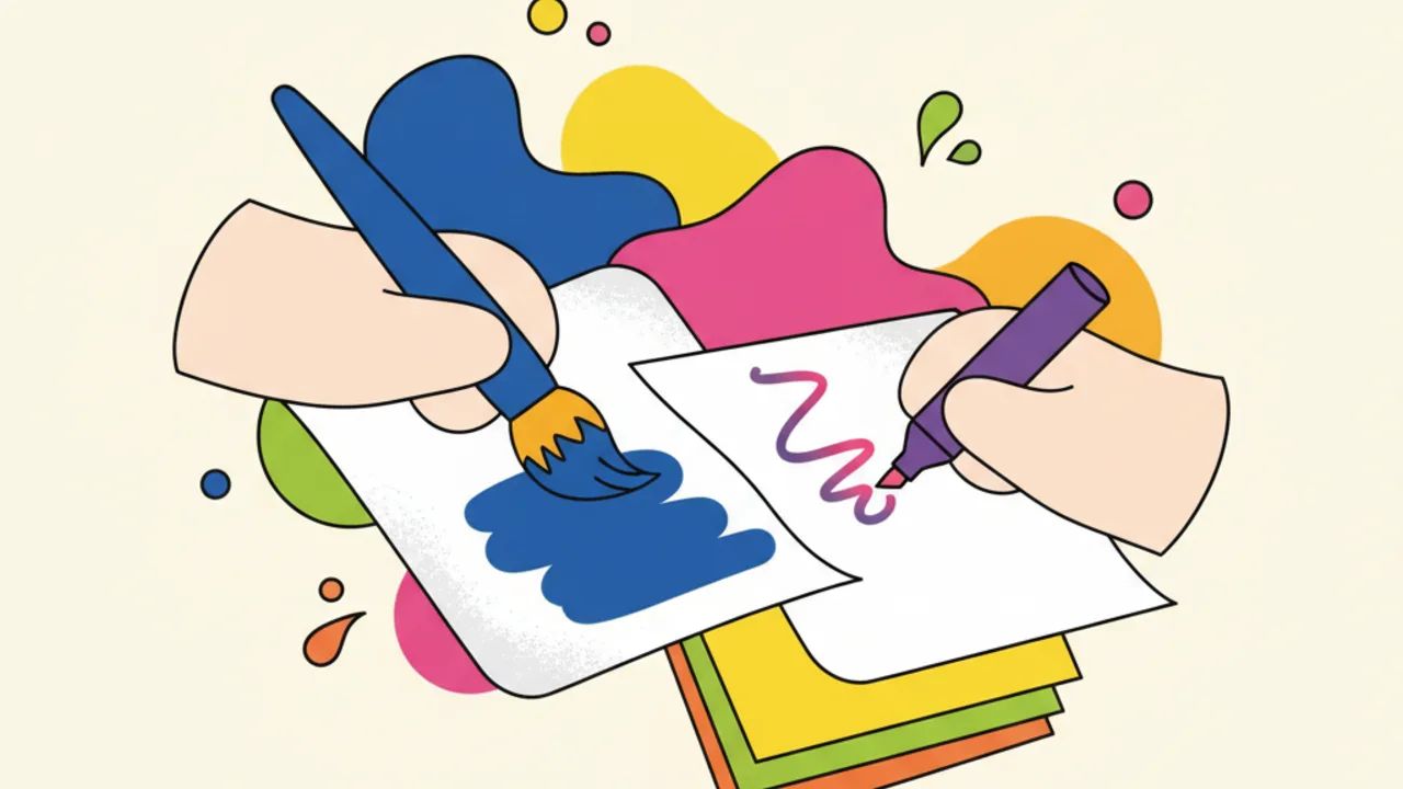 Melhores papéis para colorir com aquarela e canetinha