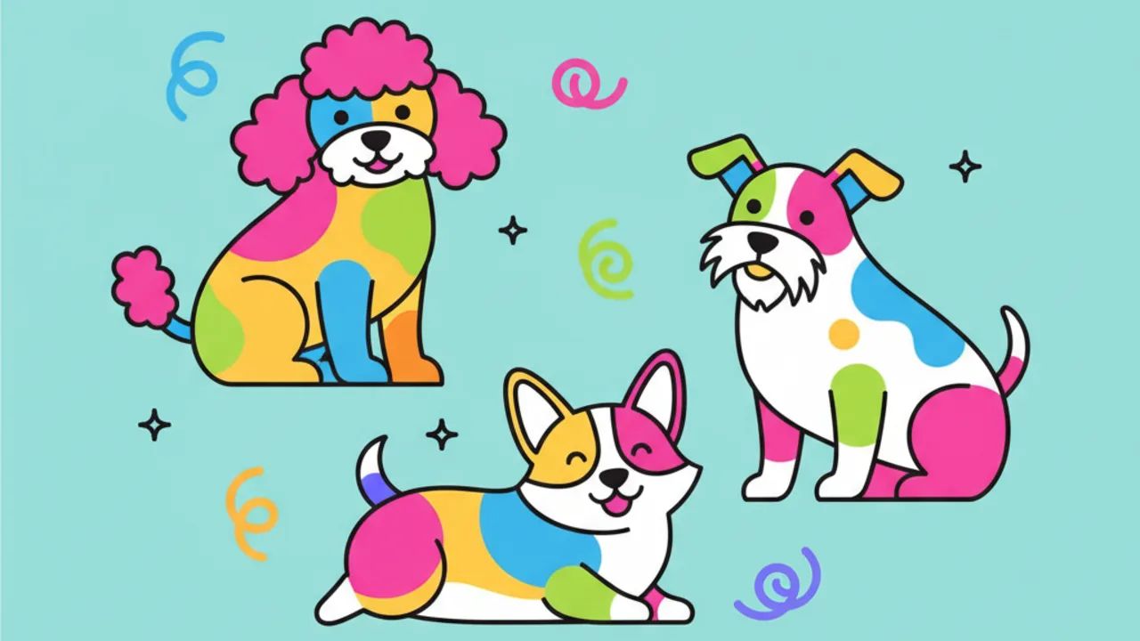 Livro de Colorir Digital: 30 Desenhos de Cachorro Fofos