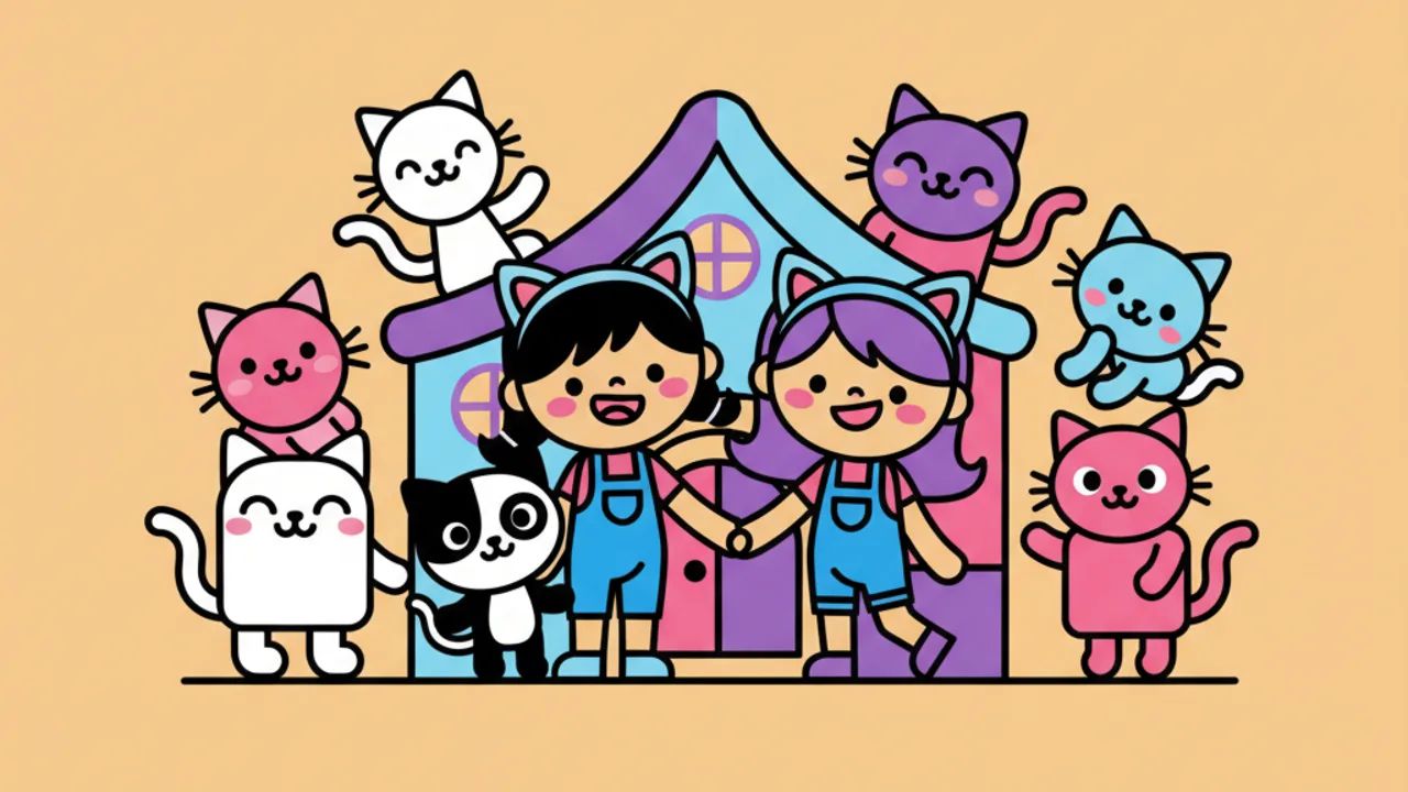 Desenhos da Gabby para Colorir: Diversão com Gatinhos