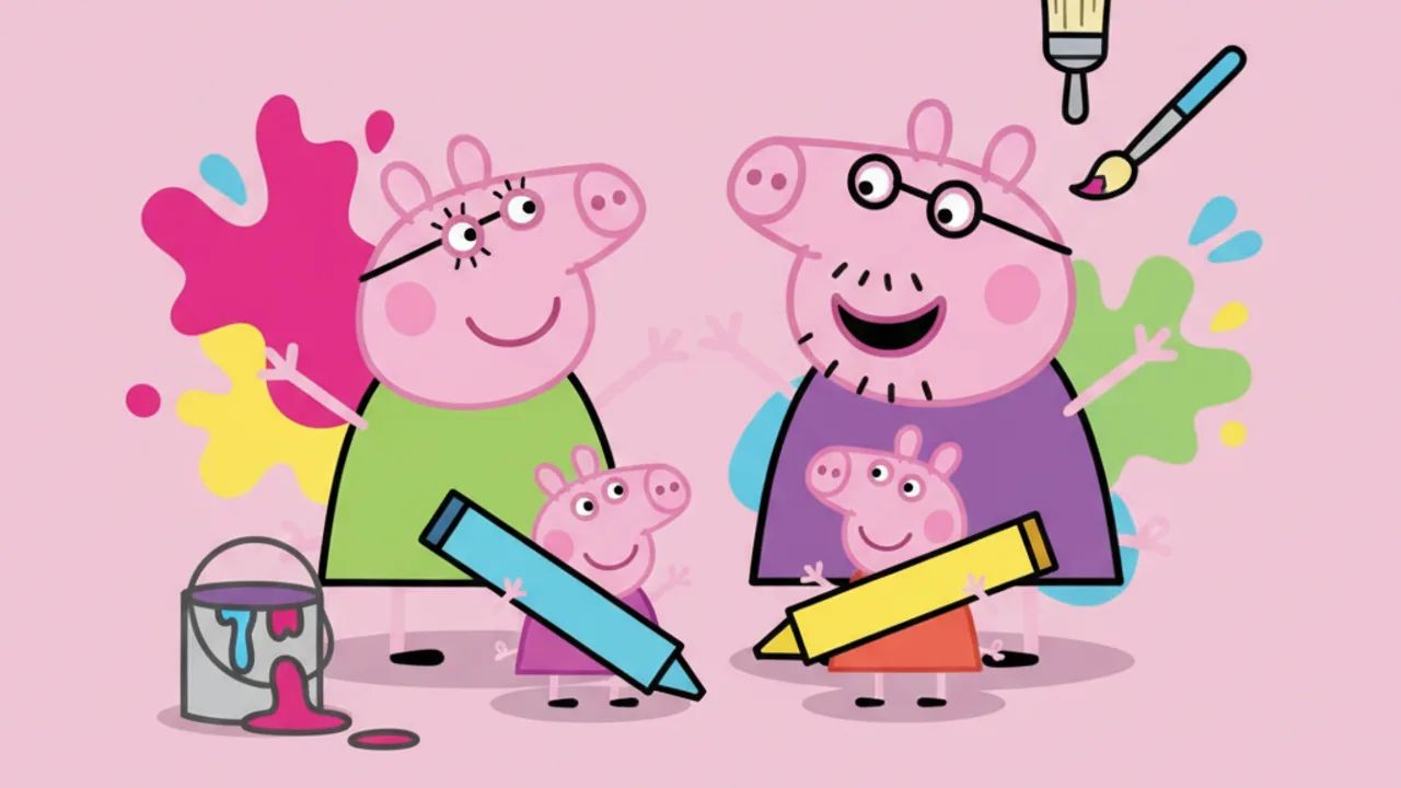 Aprenda a Colorir a Família Pig com Desenhos Exclusivos