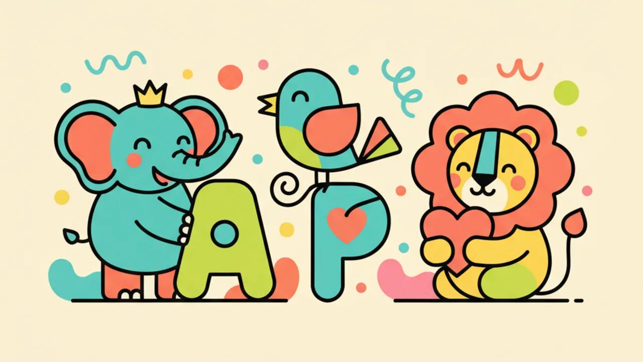 Páginas para Colorir Alfabeto com Animais Fofos