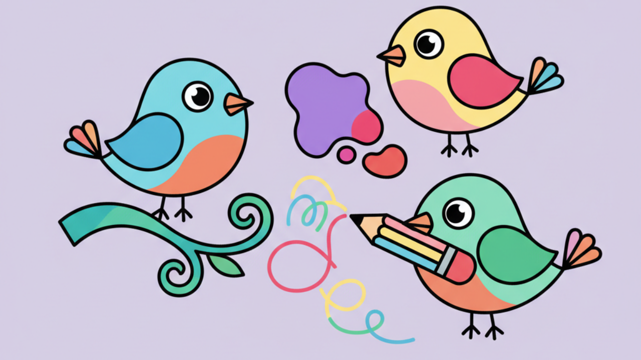 Desenhos Fofos de Aves para Colorir e Estimular a Criatividade