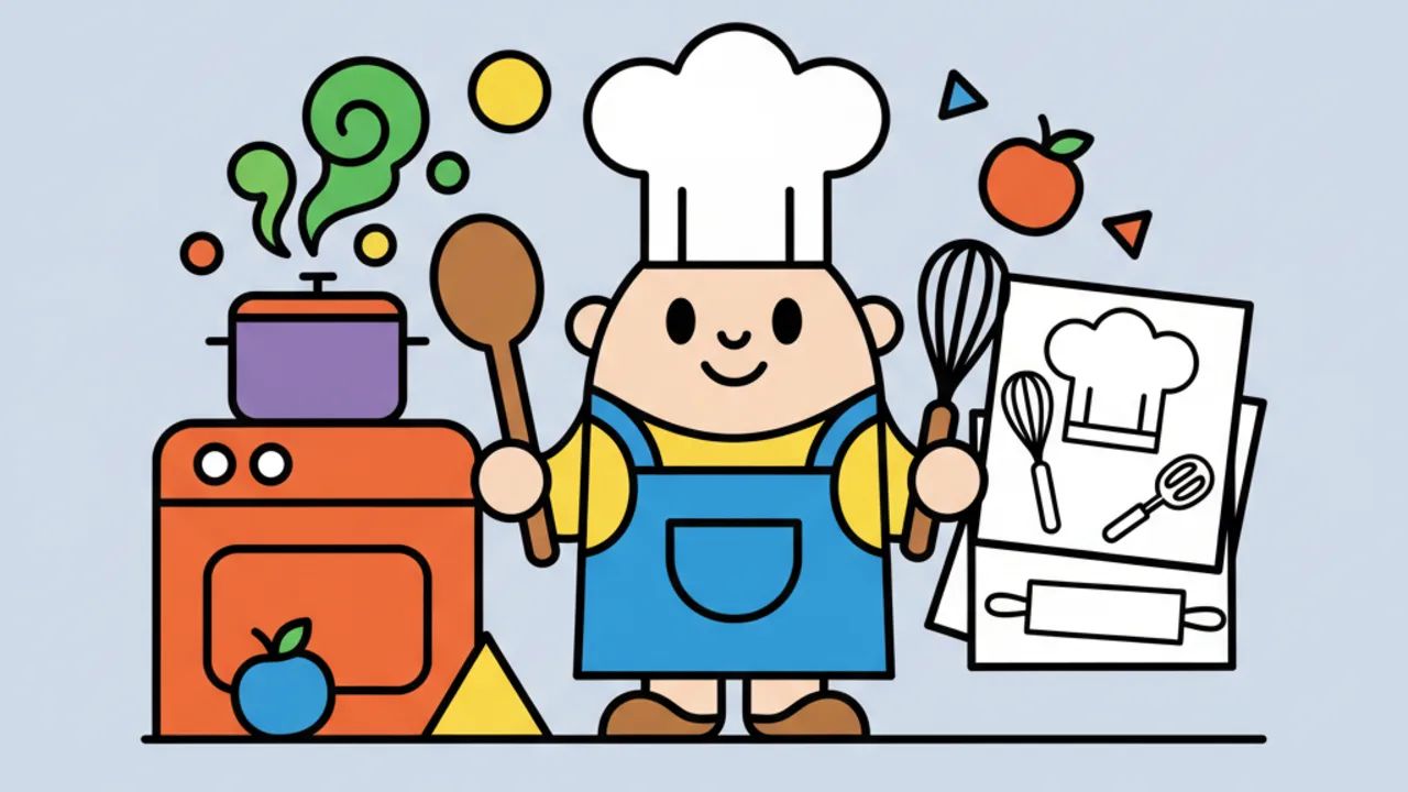 Bobbie Mestre Cuca: Desenhos Educativos para Colorir