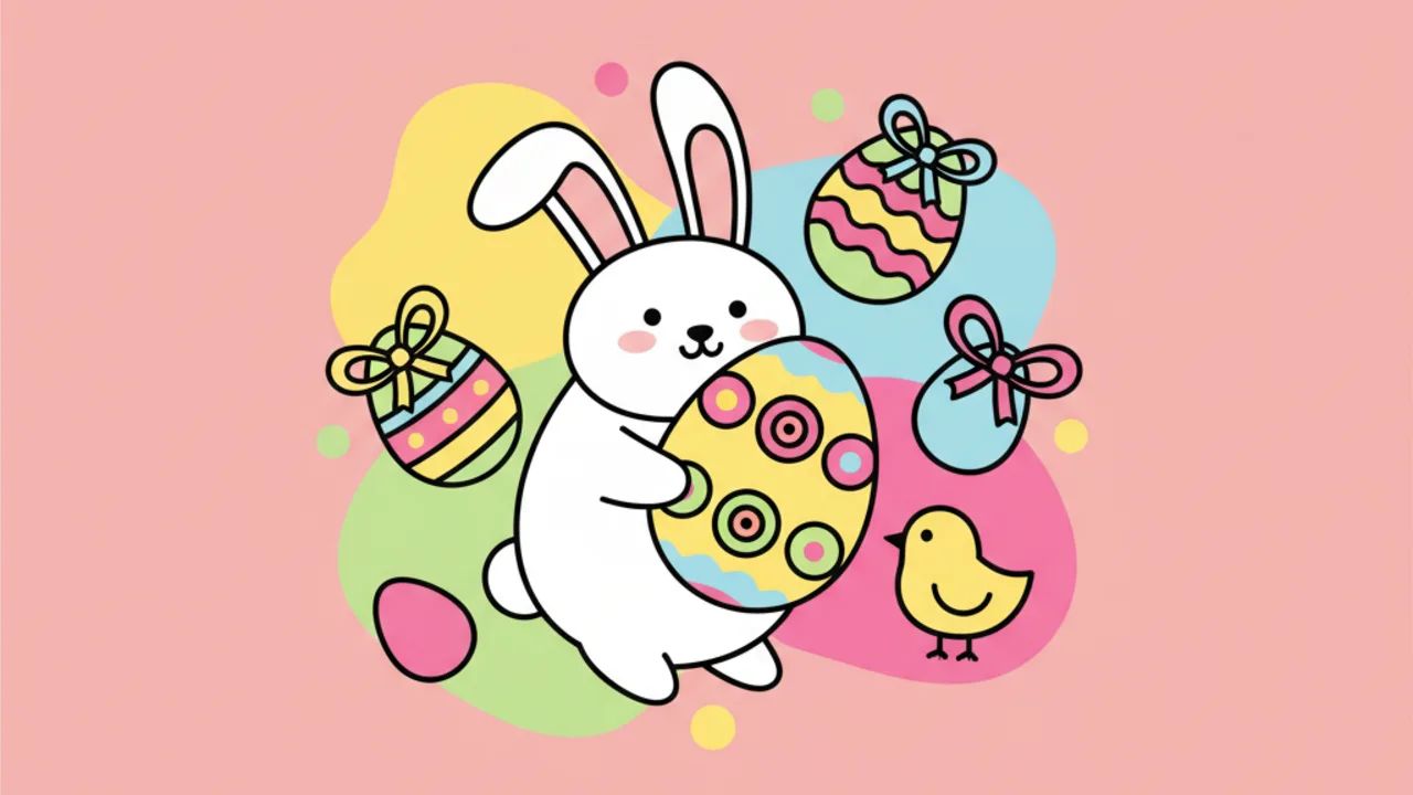 Páscoa para Colorir: Desenhos Fofos de Animais e Ovos