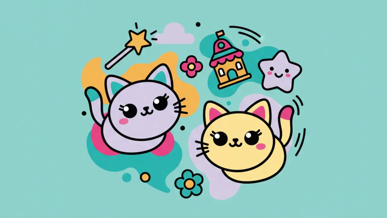Desenhos Fofos da Gabby para Colorir: Atividade de Outubro