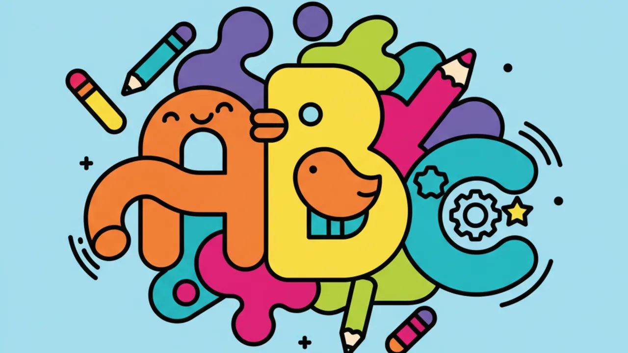 Alfabeto Divertido: Desenhos para Colorir e Aprender Brincando