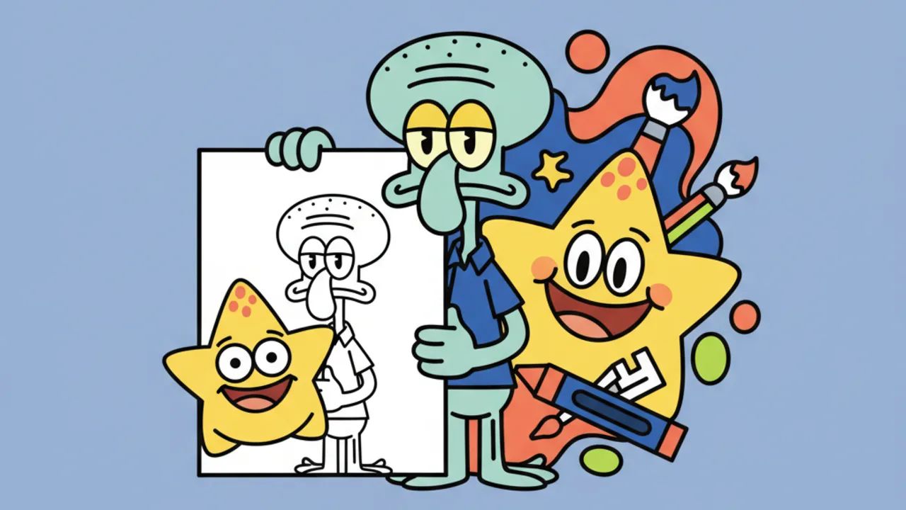 Lula Molusco para Colorir: Arte Educativa para Crianças