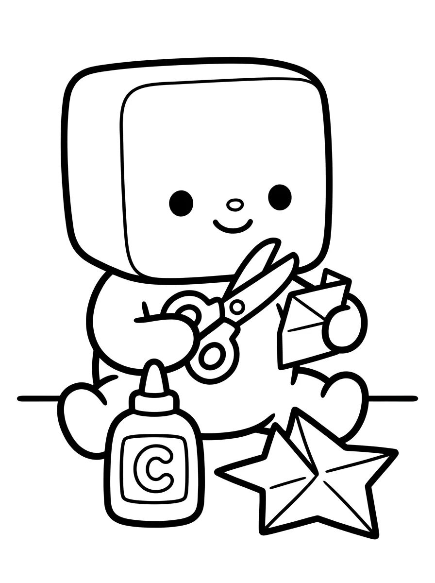 Bebê Caixa Fazendo Arte para colorir Desenho de Bebê Caixa Fazendo Arte para colorir e imprimir grátis