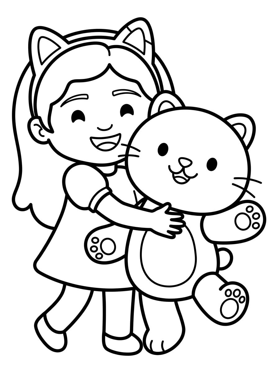 Desenhos da Casa Mágica da Gabby para Colorir