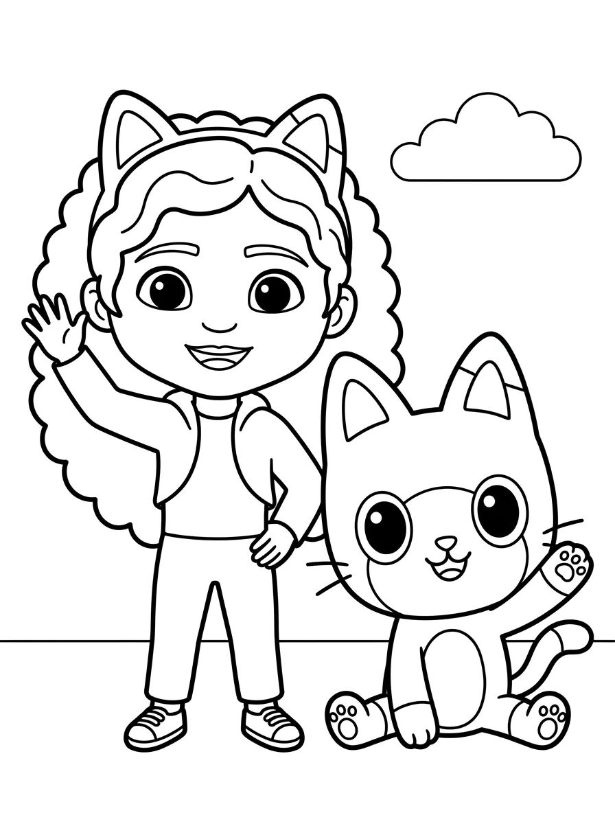 A Casa Mágica da Gabby para Colorir