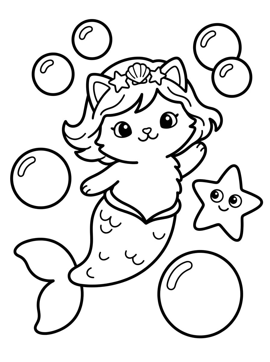 Sereiata no Mundo dos Sonhos para colorir Desenho de Sereiata no Mundo dos Sonhos para colorir e imprimir grátis