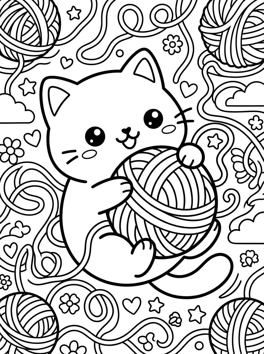 Animais Fofos para Colorir