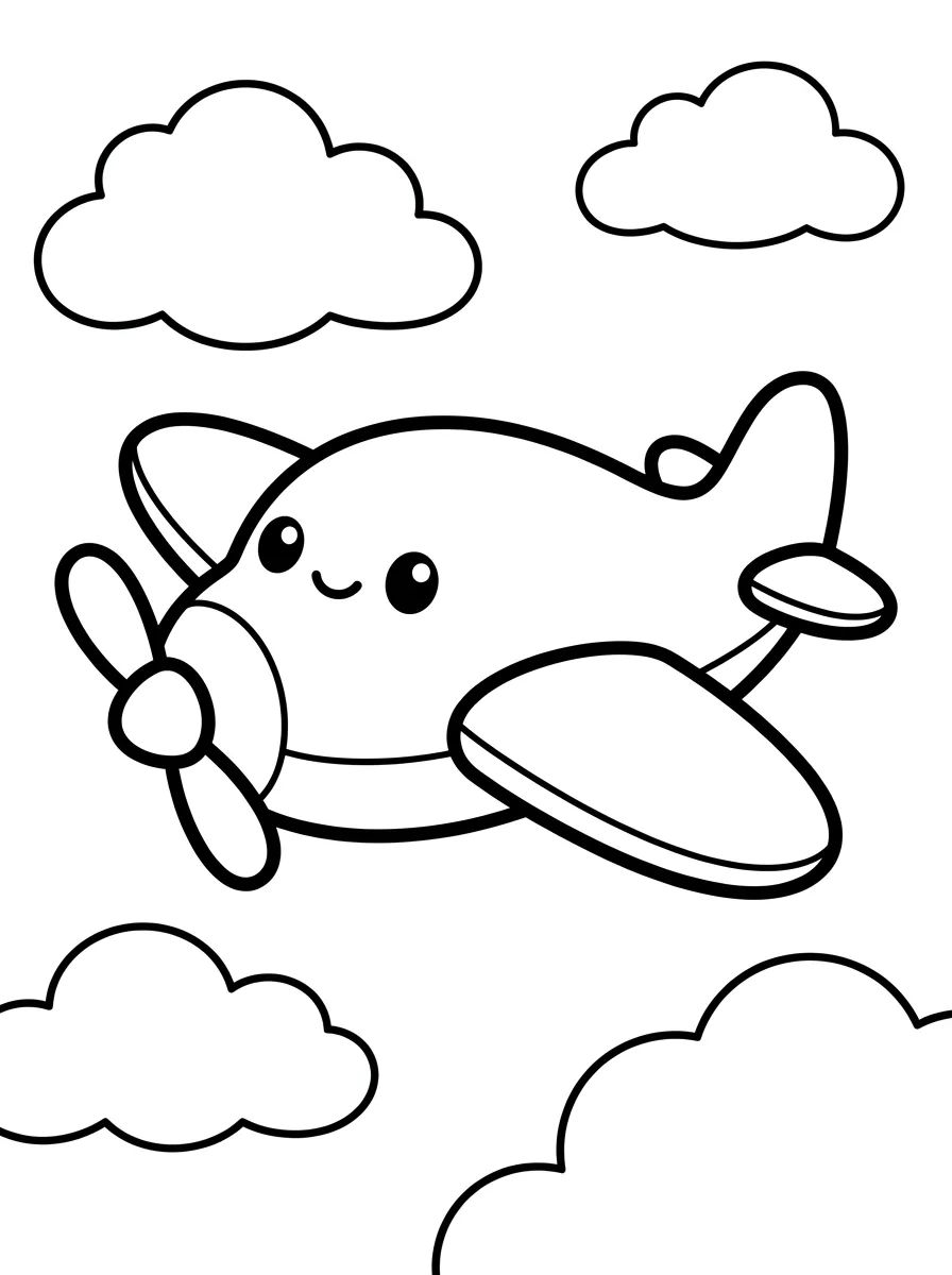 Aviãozinho dos Sonhos para colorir Desenho de Aviãozinho dos Sonhos para colorir e imprimir grátis