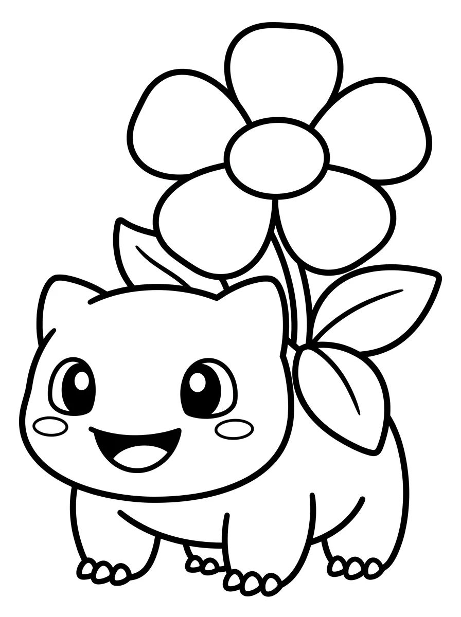Coleção de desenhos para colorir: Bulbasauro para Colorir
