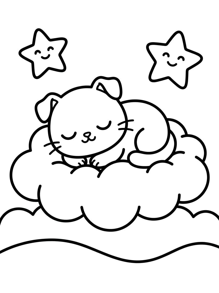 Animais Fofos para Colorir