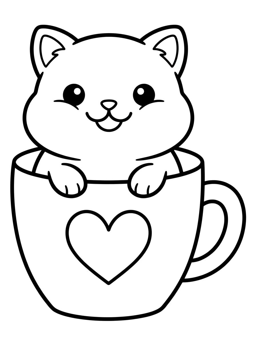Animais Fofos para Colorir