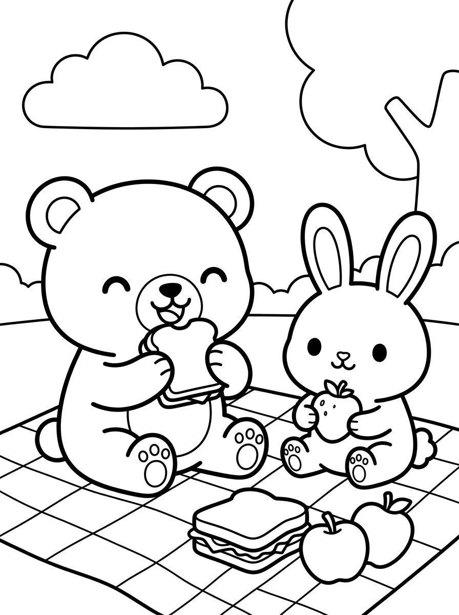 Bobbie e Amigos para Colorir
