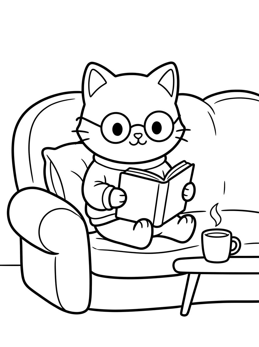Cantinho da Leitura e Sala Aconchegante